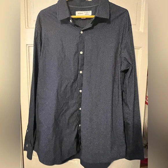 tall men dress shirts Haggar Tall Wrinkle Free Classic Fit Dress Shirt in Light Blue main image 0